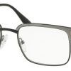 Prada Pr 55Vv Black/Matte Gunmetal Clearance