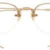 Timeless Eyewear Antique Gold Rimless 14K Rolled Gold Hot