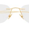 Dolomiti Eyewear Znk3300 P1 24 Carat Yellow Gold Clearance