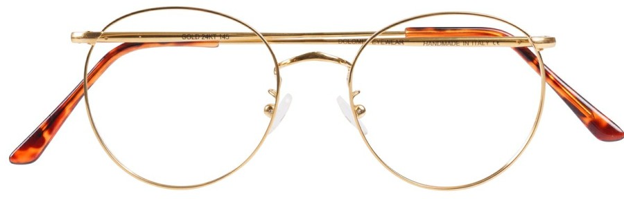 Dolomiti Eyewear Panto 24Kt Gold Skull 24Kt Yellow Gold Best