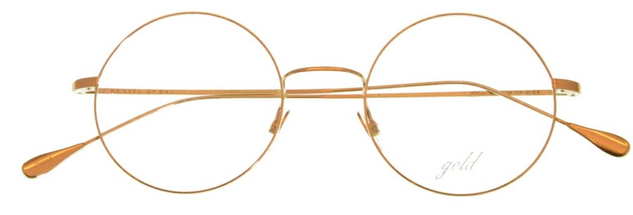 Dolomiti Eyewear Znk1110 Round 24Kt 24Kt Gold Finish Best