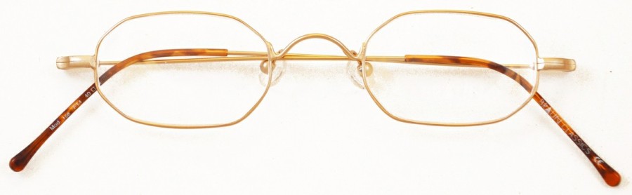 Dolomiti Eyewear Braun 158 22Kt Brushed Gold Clearance