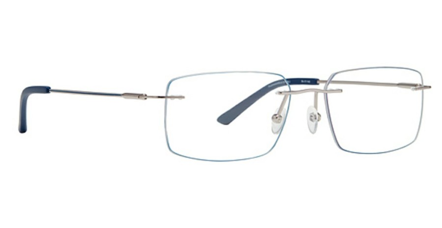 Totally Rimless Tr 314 Intercept Gun/Blue New