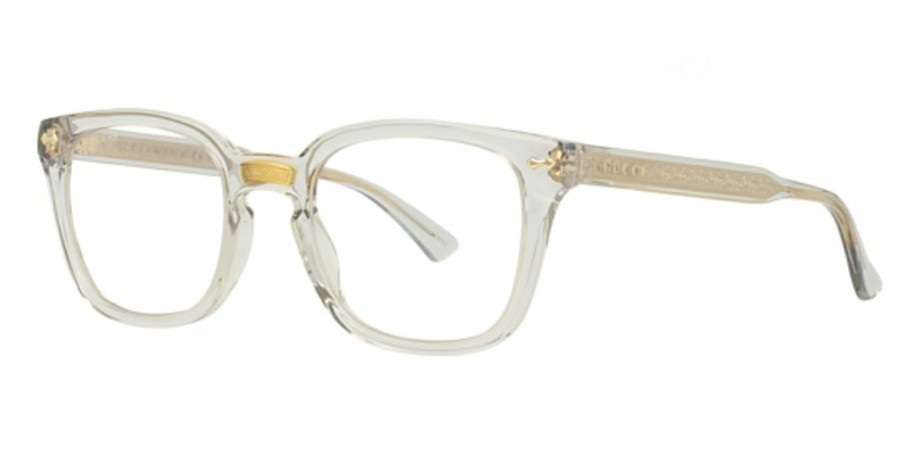 Gucci Gg0184S Grey-Grey-Transparent Clearance