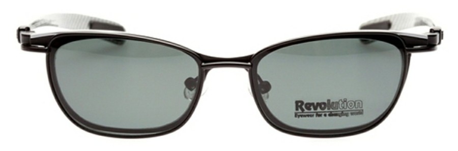 Revolution Eyewear Rcf206 Matte Black/Silver Clearance