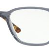 Ray Ban Rx7119 Shiny Opal Grey New